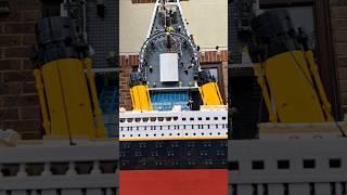 HUGE LEGO SHIP SINKING #lego #titanic #ships