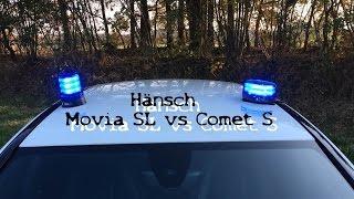 Hänsch Comet S LED vs Hänsch Movia SL LED Blau