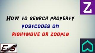 How To Search Property Postcode on Rightmove or Zoopla