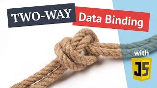 Two-way data-binding and reactivity with 15 lines of JS