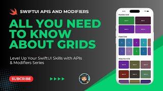 Adaptive, Flexible and Fixed Grids - LazyVGrid, LazyHGrids | SwiftUI APIs & Modifiers