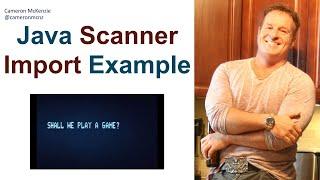 How to import the Java Scanner