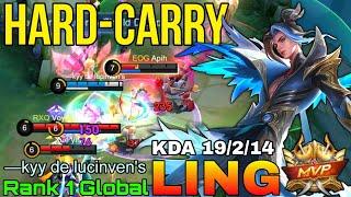 Hard Carry Ling 3,600+ Matches - Top 1 Global Ling by —kyy de lucinven's - Mobile Legends