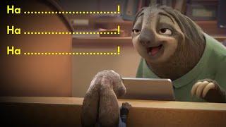 Ha Ha Ha l Slow Motion Laugh l Zootopia Funny Moment