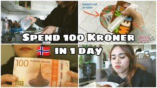 ENG)  I only have 100 kr. What can I buy in 1 day?  มีเงินแค่100 โครน ซื้ออะไรกินได้บ้างใน1วัน