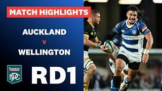 RD 1 HIGHLIGHTS: Auckland v Wellington (Bunnings NPC 2024)