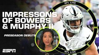 Why I like what the Raiders are doing with Brock Bowers + impressions of Byron Murphy II | NFL Live