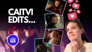 Watching Edits & Ranting About Caitlyn and Vi for 42 Minutes Straight(ish) | ClaudieTV #Arcane