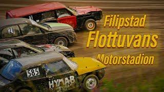 Folkrace på Flottuvans Motorstadion i Filipstad [Highlights]