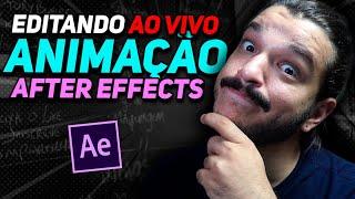 Animando AO VIVO no After Effects