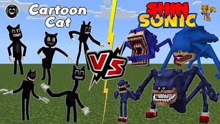 Shin Sonic VS Cartoon Cat [Trevor Henderson Creatures]  [Sonic Tapes]