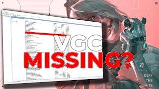 VALORANT: VGC not showing in services - Valorant VGC Missing