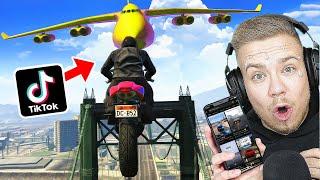 VIRALE GTA 5 STUNTS auf TIK TOK NACHMACHEN 10.0