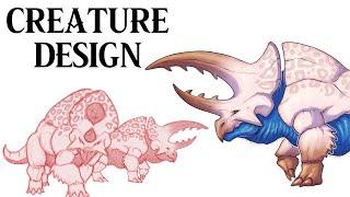 Creature Design - Herbivores & Wyverns!