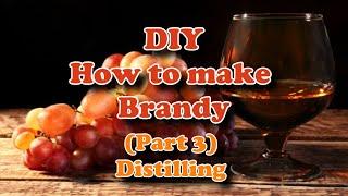 DIY How to make Brandy (Part 3) Distilling