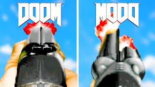 DOOM vs. Extreme DOOM - Weapons Comparison