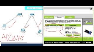 44. How to Configure Access Point in Cisco Packet Tracer | WAP or AP Wireless Network Configuration