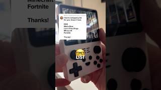 Shopping list -they asked for Fortnite  #consolegaming #gameretro #gameconsole #retroconsolegames