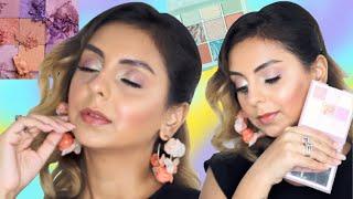 HUDA BEAUTY Pastel Obsessions Palette | Demo Tutorial + Review | Aanam C