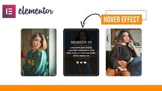 Elementor Text over Image on Hover | WordPress Elementor Pro Tutorial | Elementor Tricks