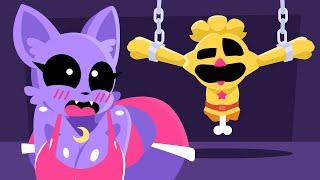 Kickin Chicken death cutscene VS Catnap Girl | Poppy Playtime chapter 3 Animation