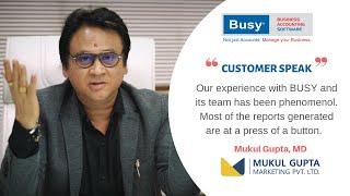 BUSY Accounting Software | Review - Mukul Gupta