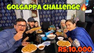 Golgappa challenge with family|| jeetny k liye sab ny jaan lagadi