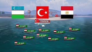 Türklerden Mısırı Çaresiz Bırakan Taktik Türkiye VS Mısır vs Özbekistan PUBG Mobile VATANGAME PMCC