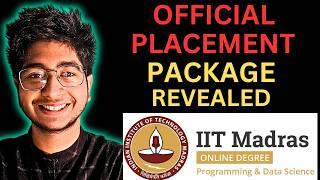 Placement Package Revealed! 10 LPA Average CTC!?? Official RTI Report | IIT Madras BS Data Science
