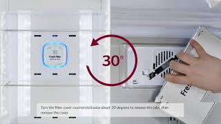 [LG Refrigerators] How To Replace The Fresh Air Filter In Your LG French Door Refrigerator