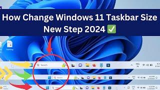 How Change Windows 11 Taskbar Size [New Step 2024 ]