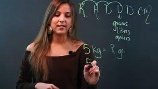 How to Teach Converting the Kilogram to a Gram : Algebra Help