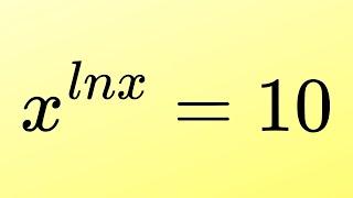 A Nice Log Equation With Natural Log