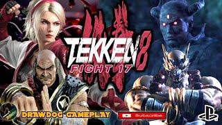 LIDIA vs SHADOW KAZUYA & HEICHACHI vs SEIRYU TEKKEN 8 FIGHT 17 | BANDAI NAMCO | UNREAL ENGINE | PS5