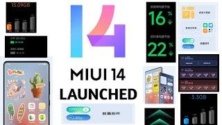 MIUI 14 LAUNCHED OFFICIALLY - New Features | Device List | Release Date