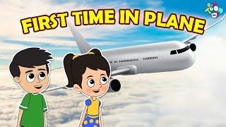 First Time in Plane | Gattu's First Flight | Animated Stories | English Cartoon | Moral Stories