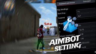 Revealing AIMBOT SETTING for 99.9% Headshot Rate : Bluestacks 5 l Msi 5 #trending #tondegamer