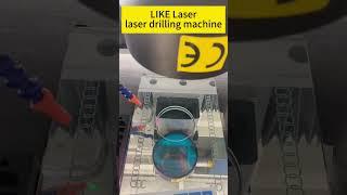 Glass laser drilling machine desktop fiber laser cutting machine #glass #drill #laser #bathroom