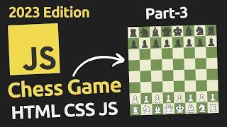 Create Chess with HTML, CSS & Javascript | Part-3 | Javascript Project Tutorial in hindi #javascript