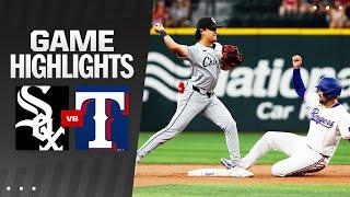 White Sox vs. Rangers Game Highlights (7/25/24) | MLB Highlights