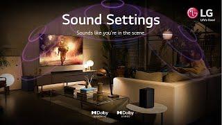 Sound Settings | LG WebOS TV | WebOS 22 | WebOS 23 | 24