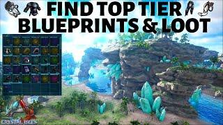Find Top Tier Blueprints & Loot on Crystal Isles | ARK | ARK: Survival Evolved | Flak Bps | Saddles