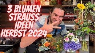  3 Blumenstrauß-Ideen für unterschiedliche Vasen | Kreativ und einfach selbst gemacht! 