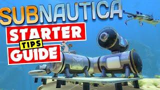 SUBNAUTICA STARTER GUIDE - BUILD A BASE SUPER FAST - FULL Game Guide PS/XBOX/PC