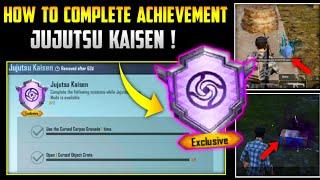 How To Complete Jujutsu Kaisen Achievement In Bgmi | Jujutsu Kaisen Achievement Complete Kaise Kare