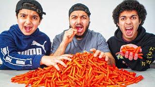 Last To Stop Eating Takis Wins $10,000 (FLAMIN HOT TAKIS CHALLENGE!)