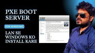 Configure PXE boot server for windows or create LAN boot for windows.