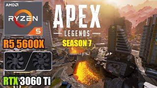 Apex Legends - RTX 3060 Ti + R5 5600X - 1080p, 1440p & 4K - High & Low Settings - Season 7