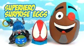 Teen Titans Go Play-doh Surprise Eggs!