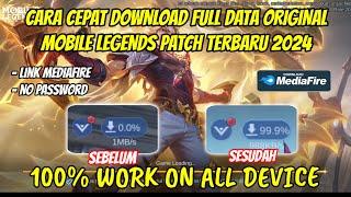 CARA CEPAT DOWNLOAD DATA ORIGINAL MOBILE LEGENDS 2024 | DOWNLOAD DATA ORIGINAL ML TERBARU 2024